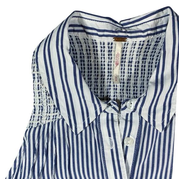 Free People Be Real Striped Mini Dress - S - Picture 4 of 5